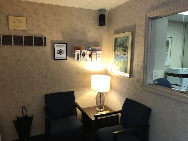 Robert Benedon, DMD office - reception area view